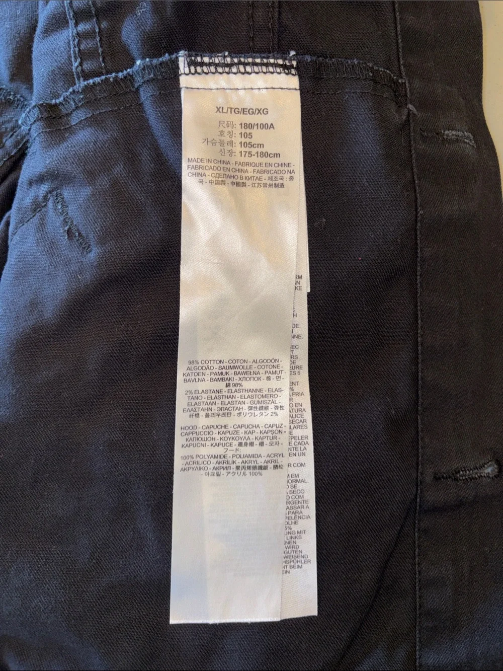 Vintage Levi Strauss & Co. Black Country Clothing Jacket – Men’s XL